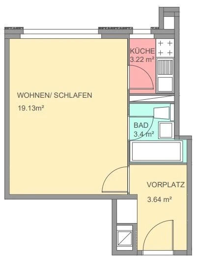 Ideale Wohnung für Singles oder Pendler