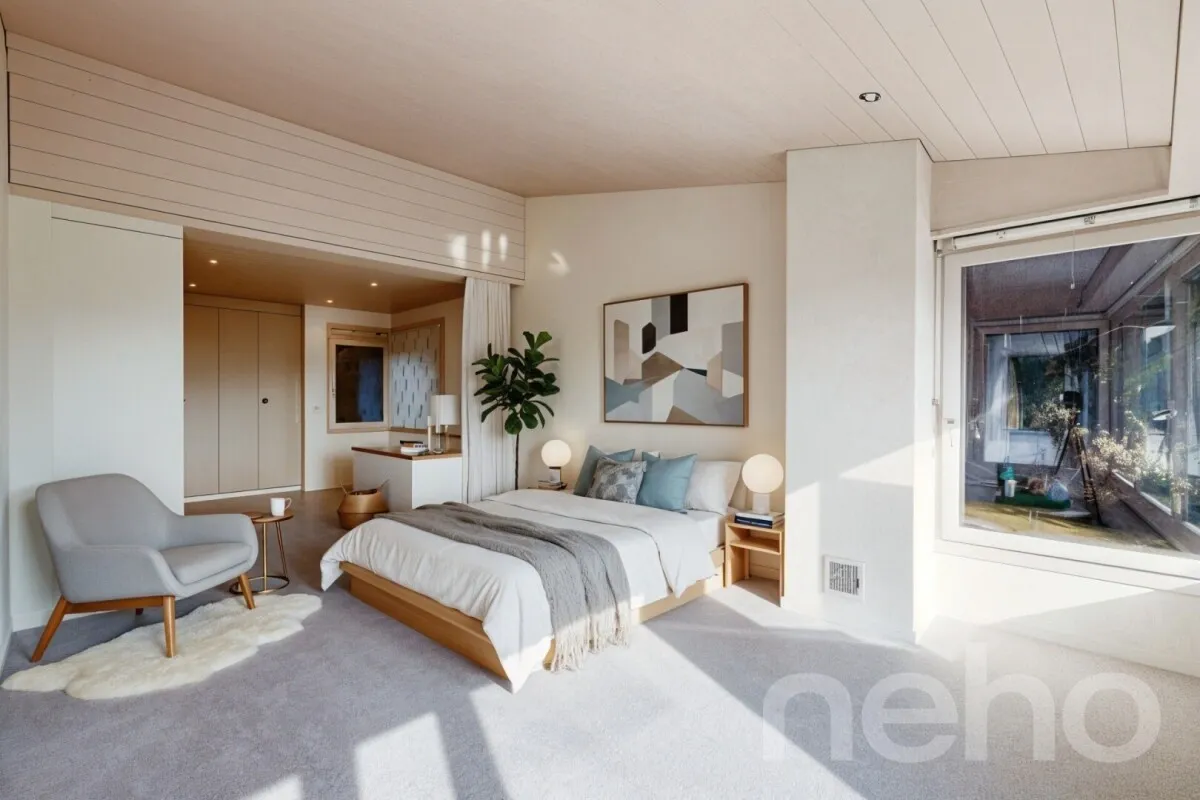 Familienparadies am Südhang mit Weitsicht und Bauland