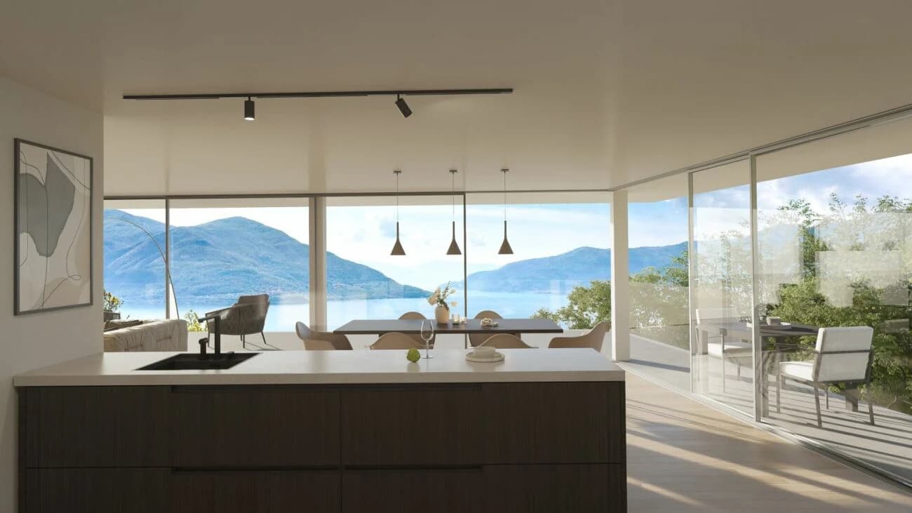 Porta al Paradiso - Locarno Monti - 6.5-Zimmer-Maisonettewohnung 2. OG / Attika (W12)