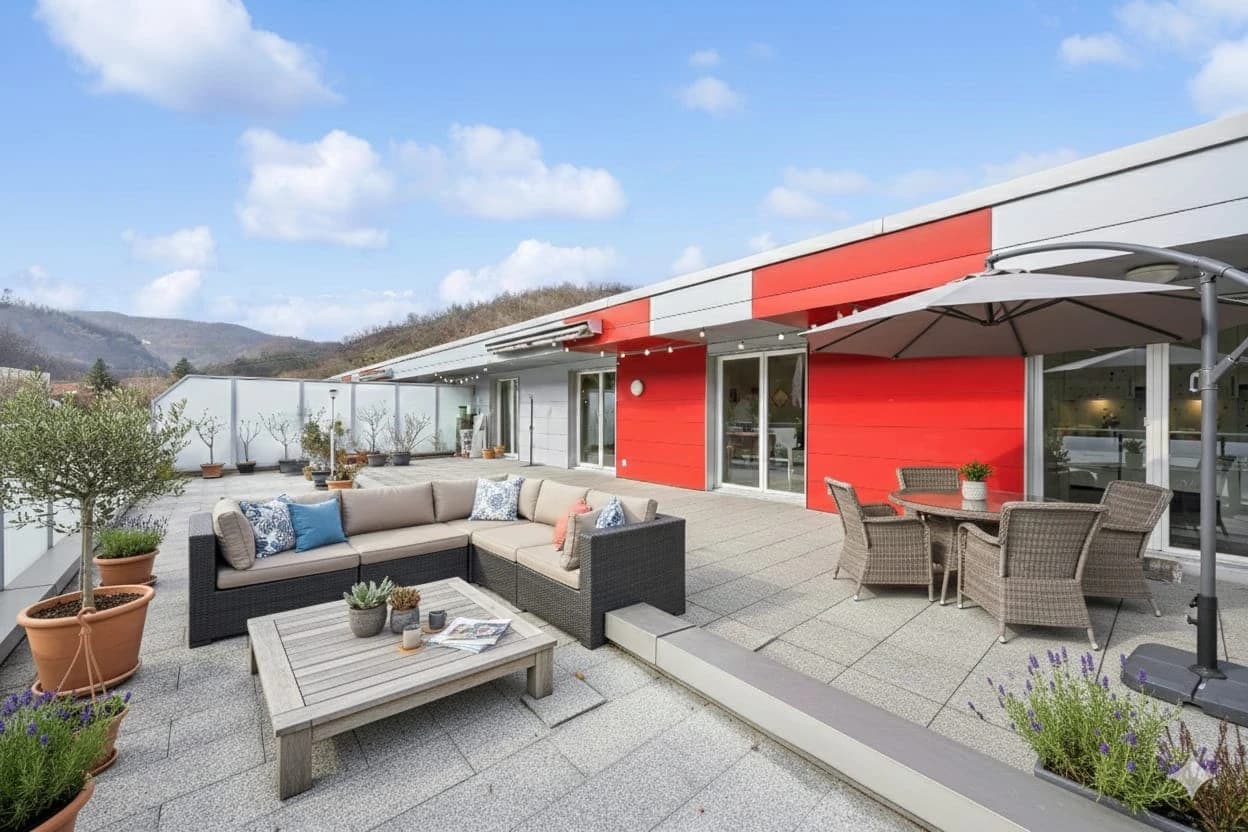 4.5-Zimmer-Attikawohnung mit grosser Dachterrasse!