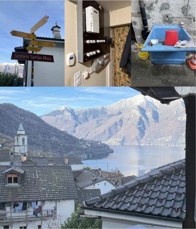 Ruhiges EFH 5 Zimmer mit Seesicht und vielen Kellern   Tranquilla casa indipendente con 5 locali, vista lago e numerose cantine