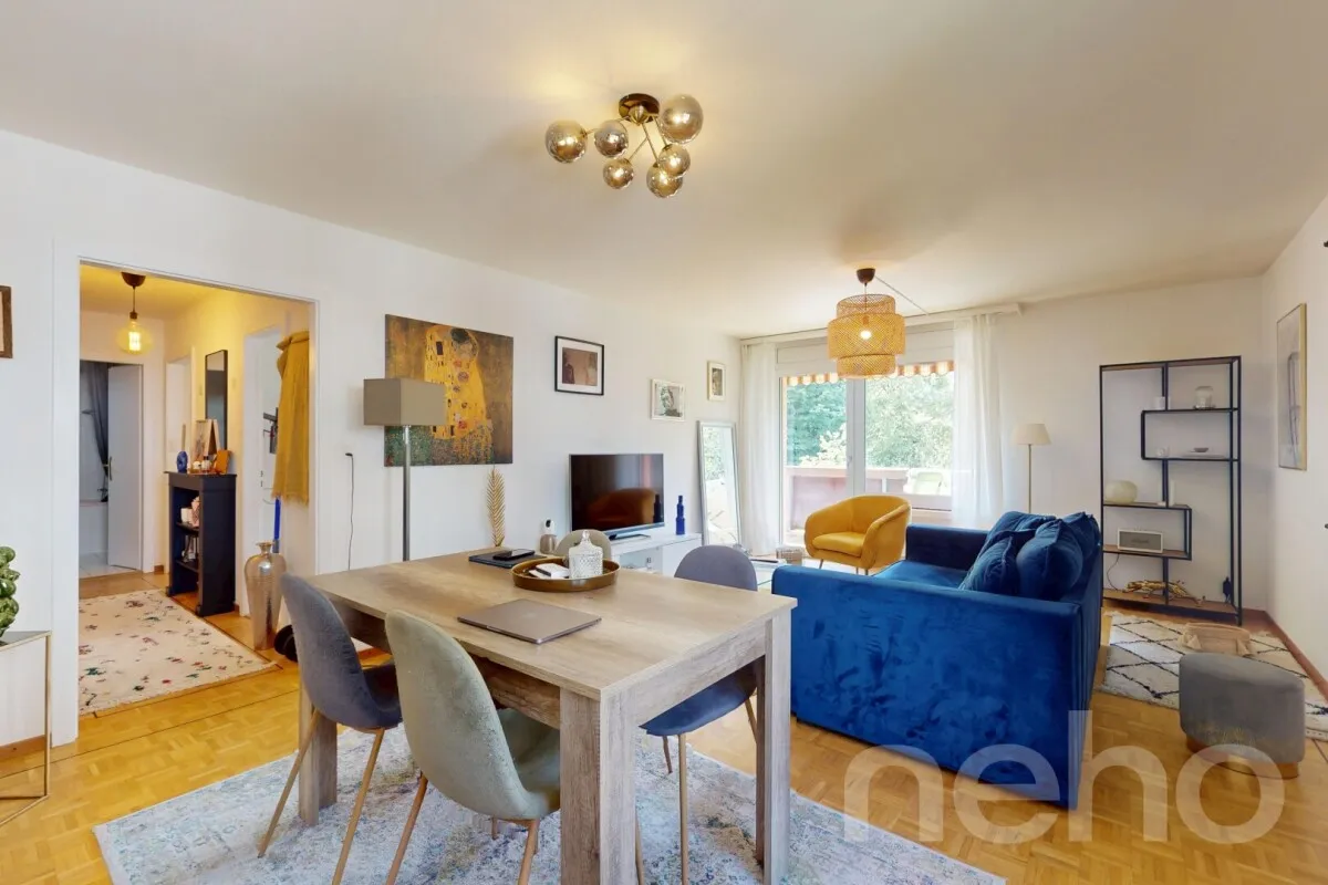 Lausanne CHUV : 2.5 pièces rénové avec balcon plein ouest