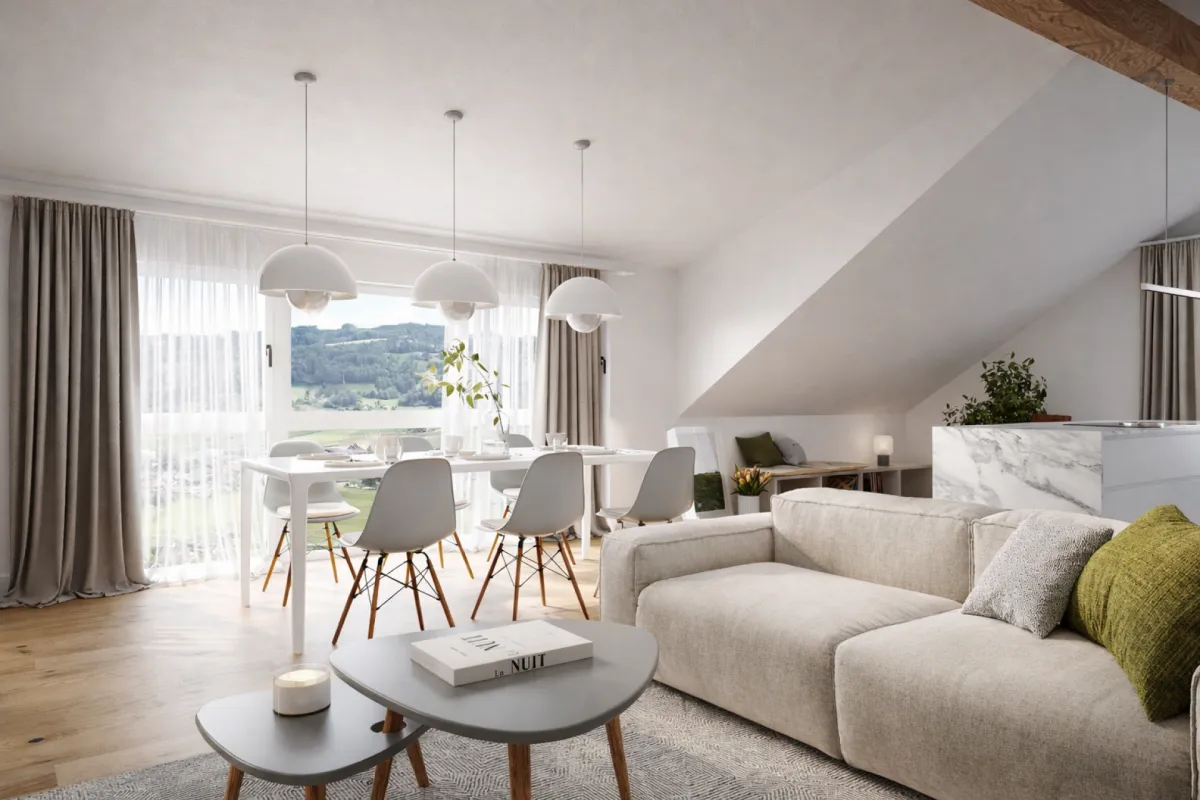 5.5-Zimmer-Dachwohnung mit Galerie & Dachterrasse