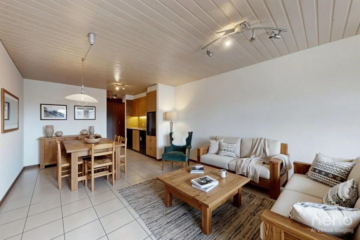 Studio dans une résidence avec piscine, sauna, fitness