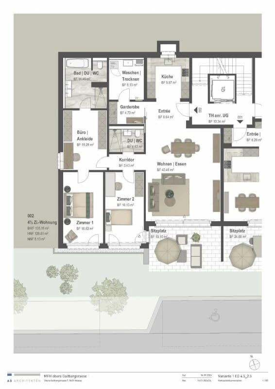 Moderne Skulptur mit Weitsicht: Neubauwohnungen am Galtberg