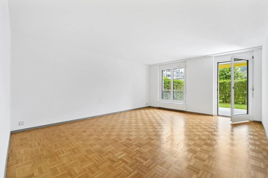 Gartenwohnung mit Blick auf den Pilatus