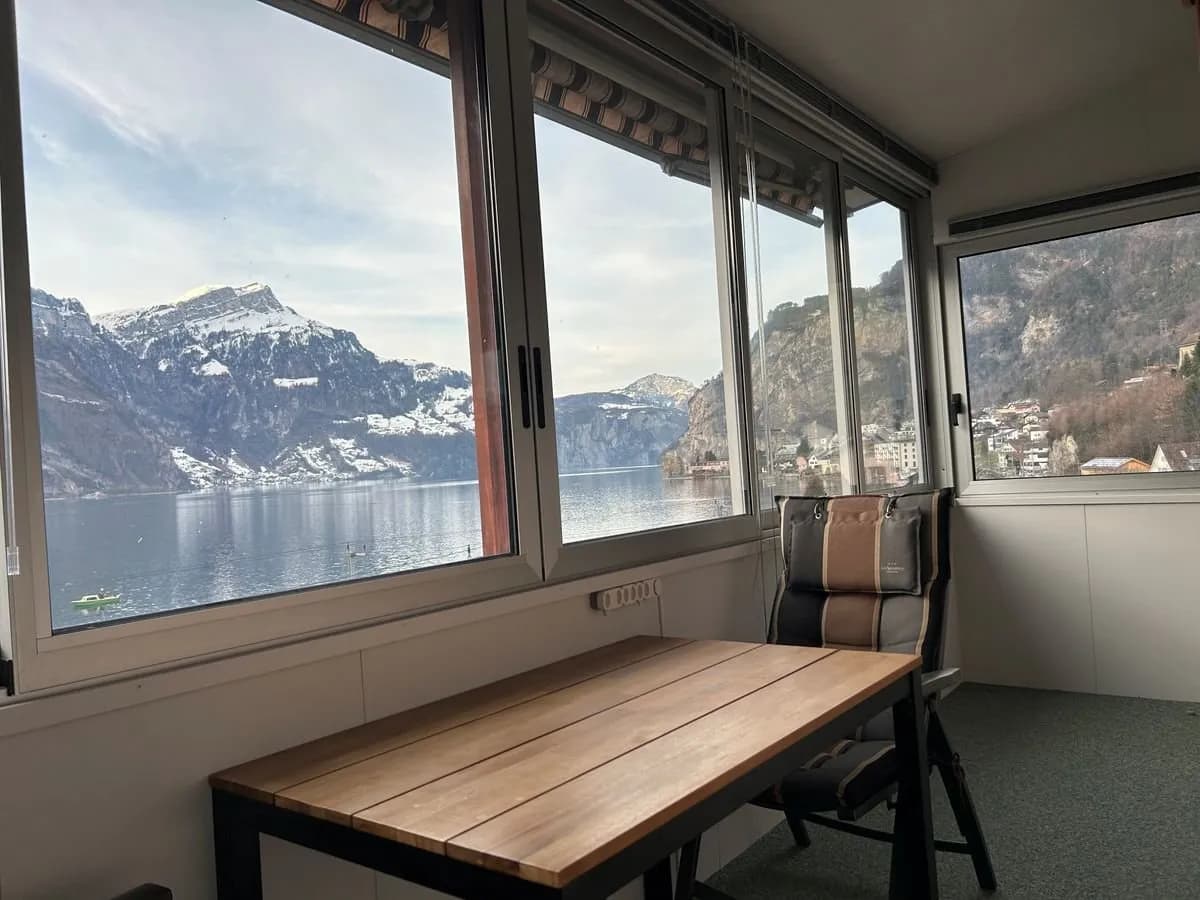 Möblierte 3.5 Zimmerwohnung mit Traumaussicht