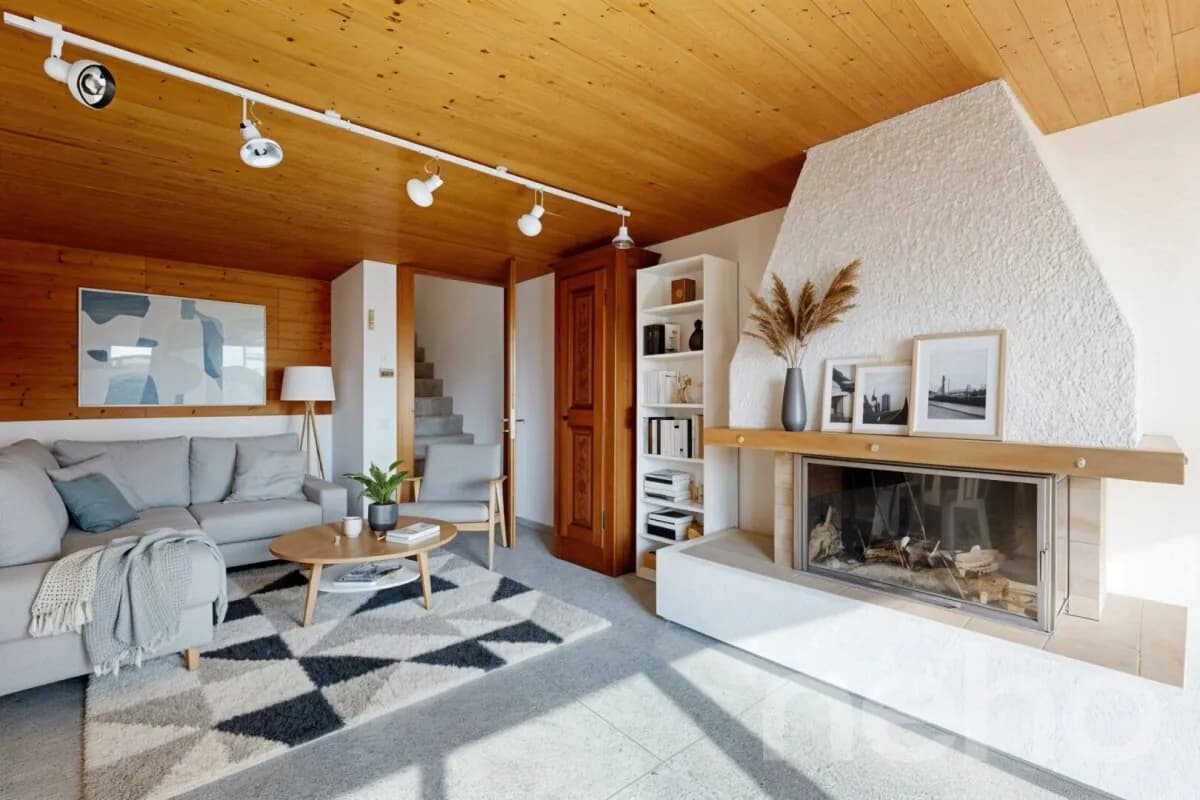 Familienparadies am Südhang mit Weitsicht und Bauland