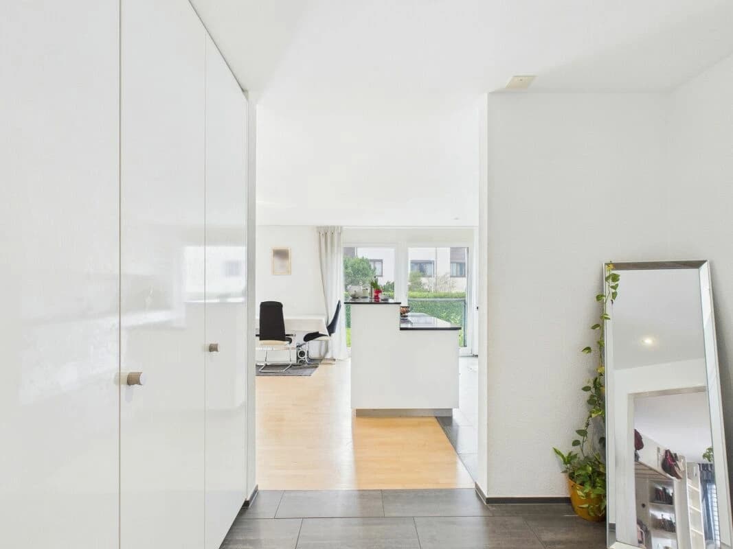 Schöne, ruhige Wohngegend mit Blick ins Grüne