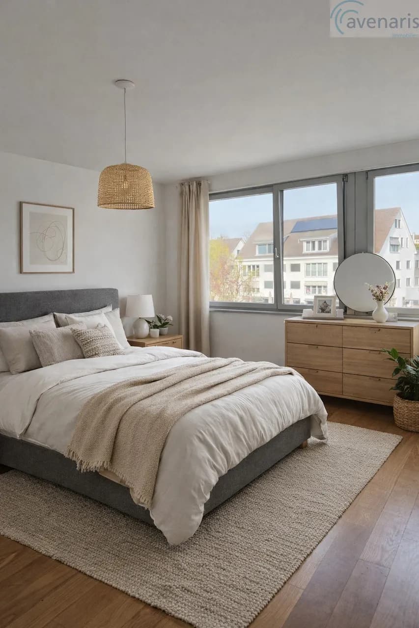 Sonnige 4.5-Zimmer-Wohnung mit Balkon und grosser Dachterrasse