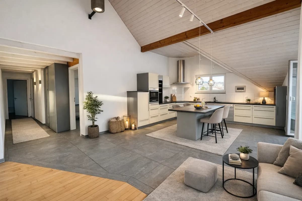 LICHT, RUHE, WEITE UND BERGPANORAMA