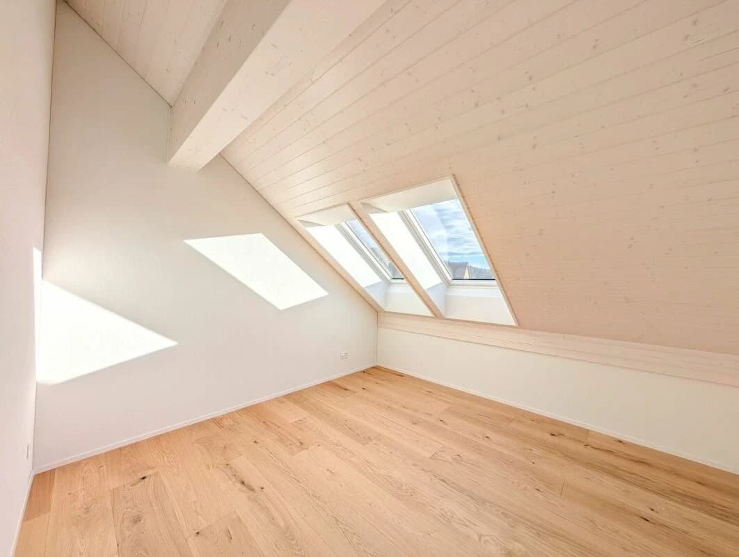 Geniessen Sie die Aussicht über die Dächer von Aesch ZH