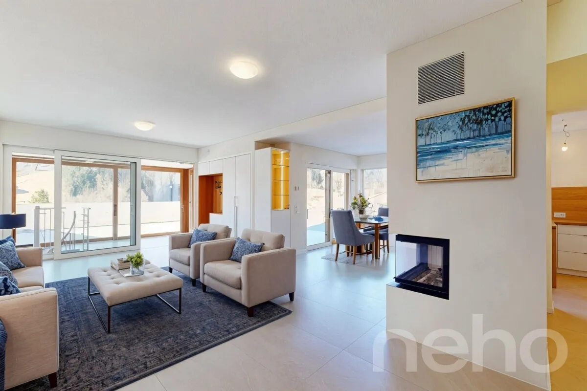 Ankommen und durchatmen: Neubau mit unverbaubarem Bergblick