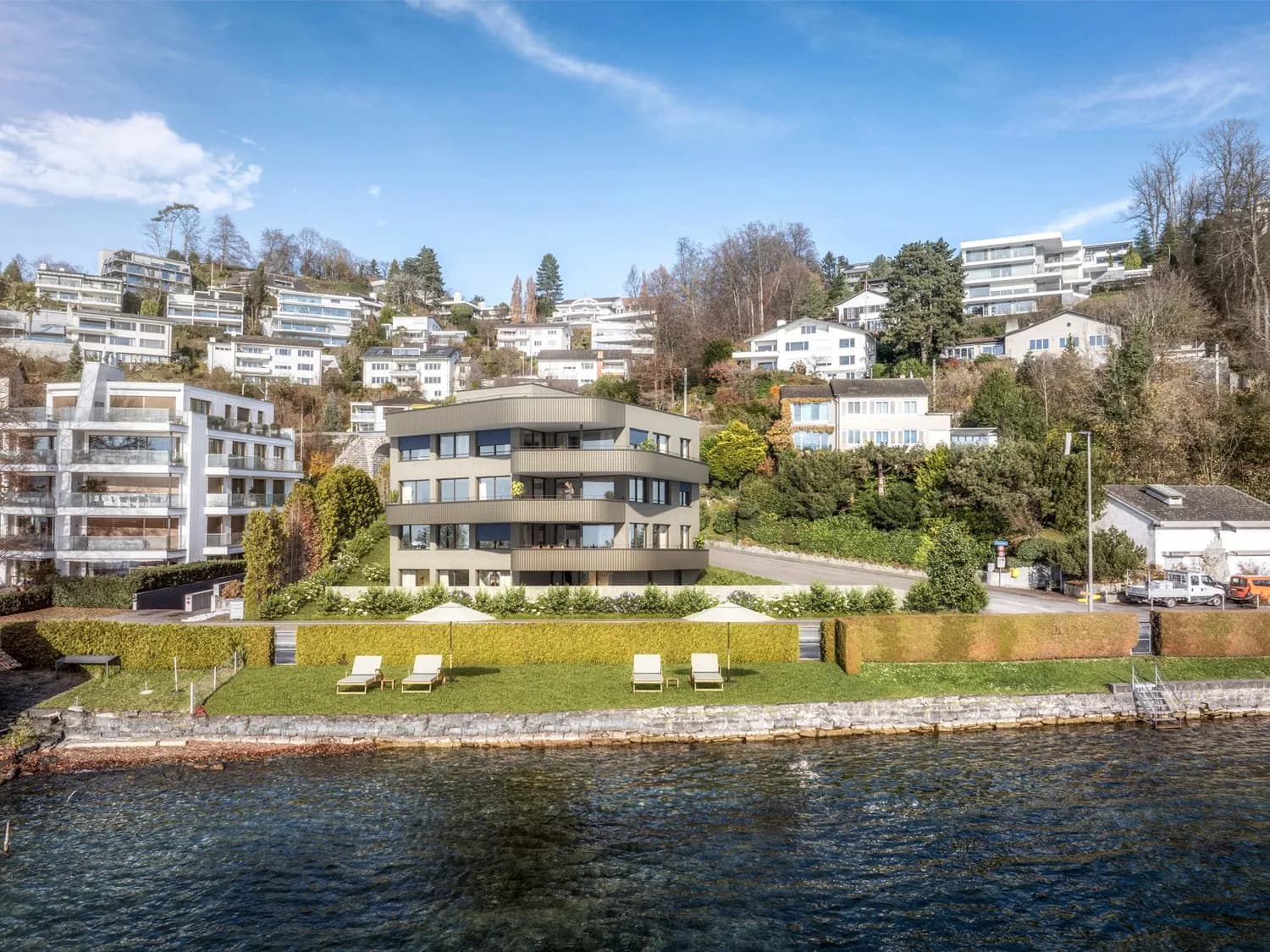 Wohnen mit Stil, Komfort und direkter Seenähe