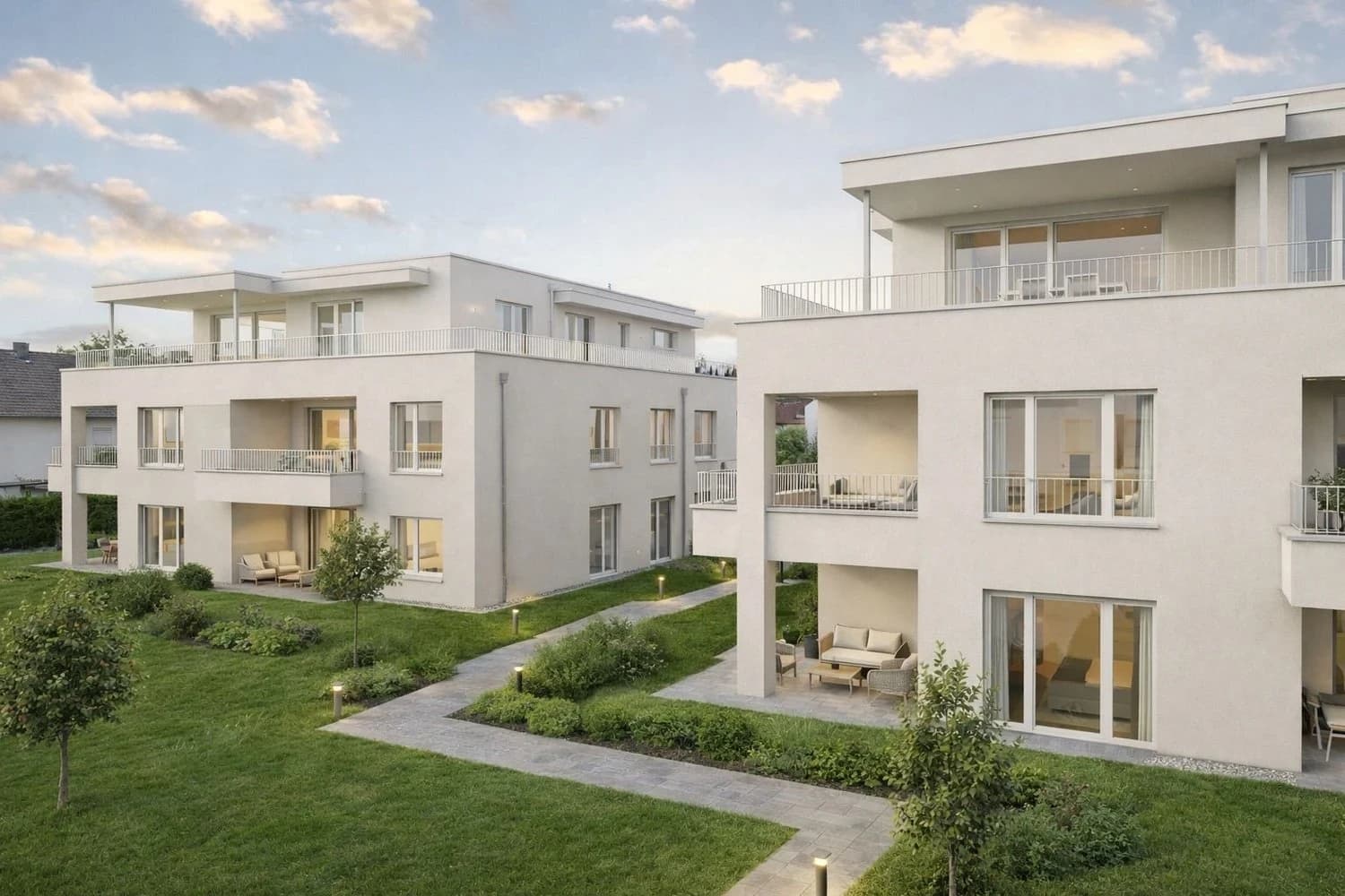 Moderne 5.5-Zimmer-Attikawohnung mit 143m² Terasse in Oberbüren (B5)