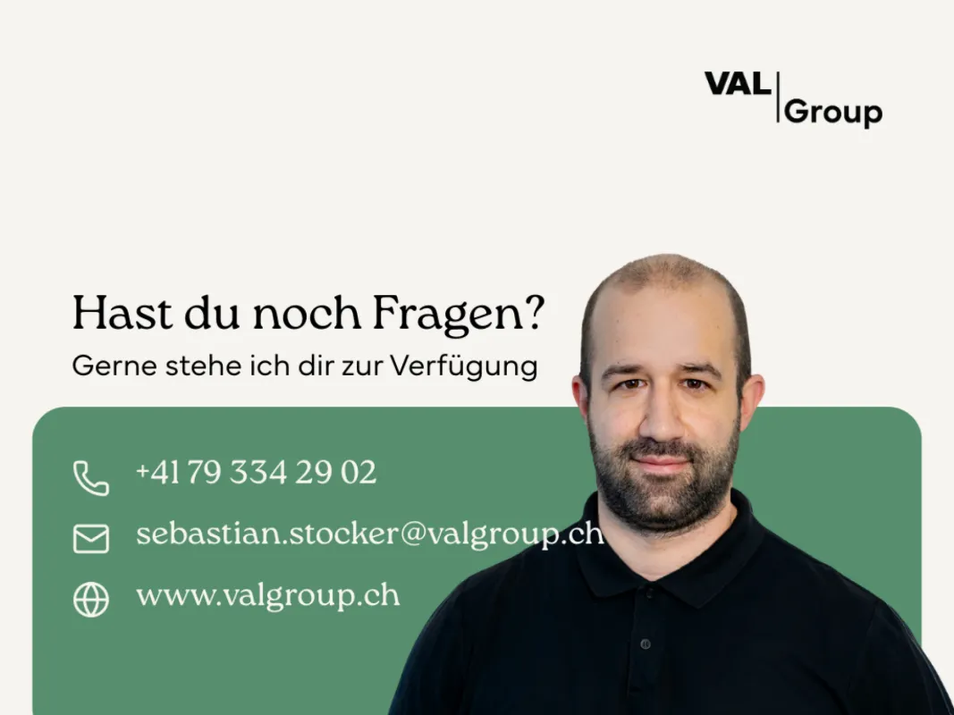 Möbliertes Studio mit Balkon und unverbaubarer Aussicht