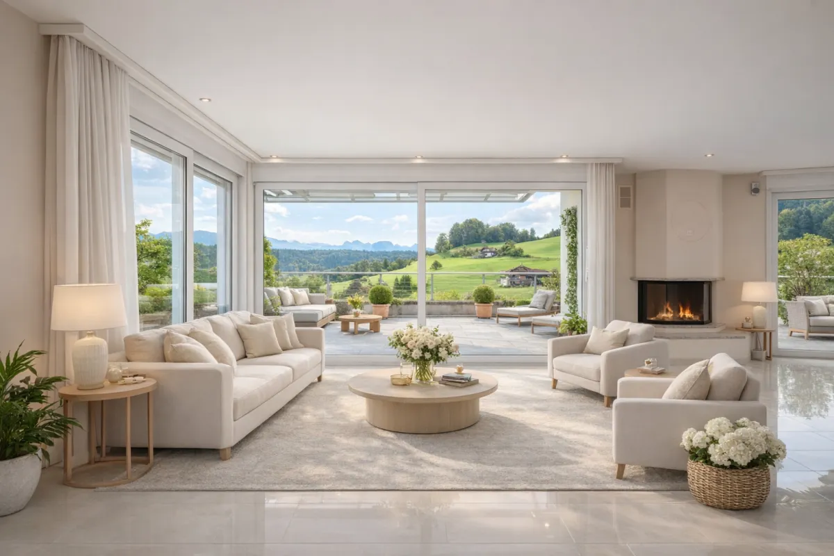 Stilvolle Attikawohnung mit Traumaussicht