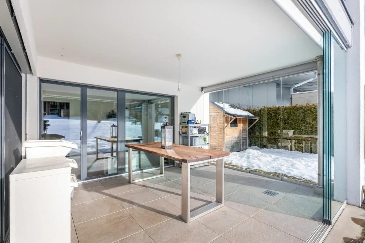 Traumhafte Gartenwohnung mit unverbaubarem Weitblick