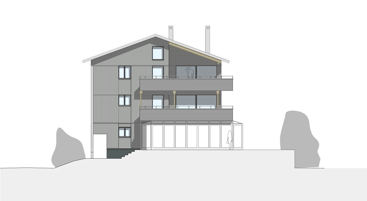 Charmante 5½-Zimmer-Gartenwohnung mit Wintergarten