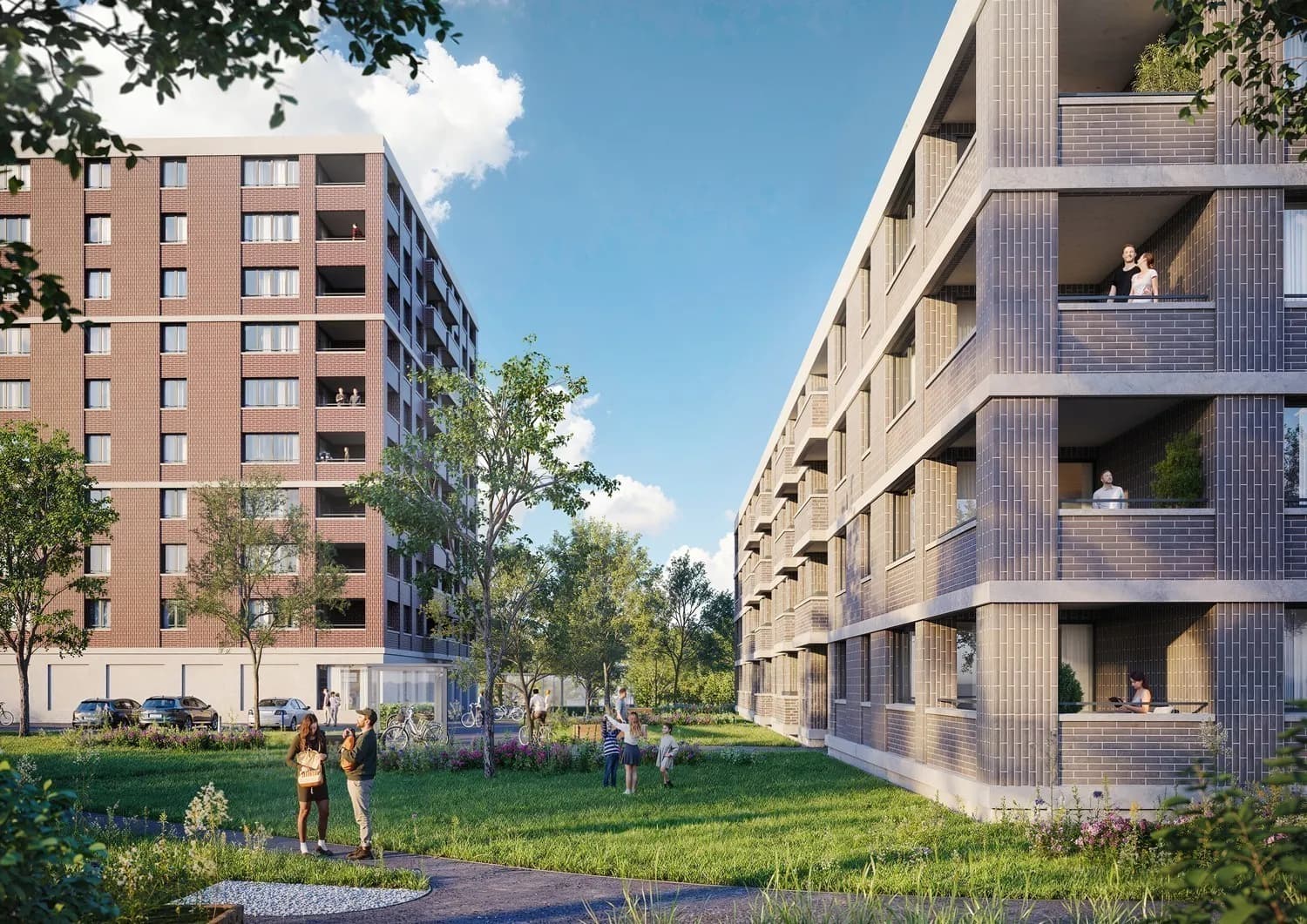 Wohnen, wo das Leben fliesst