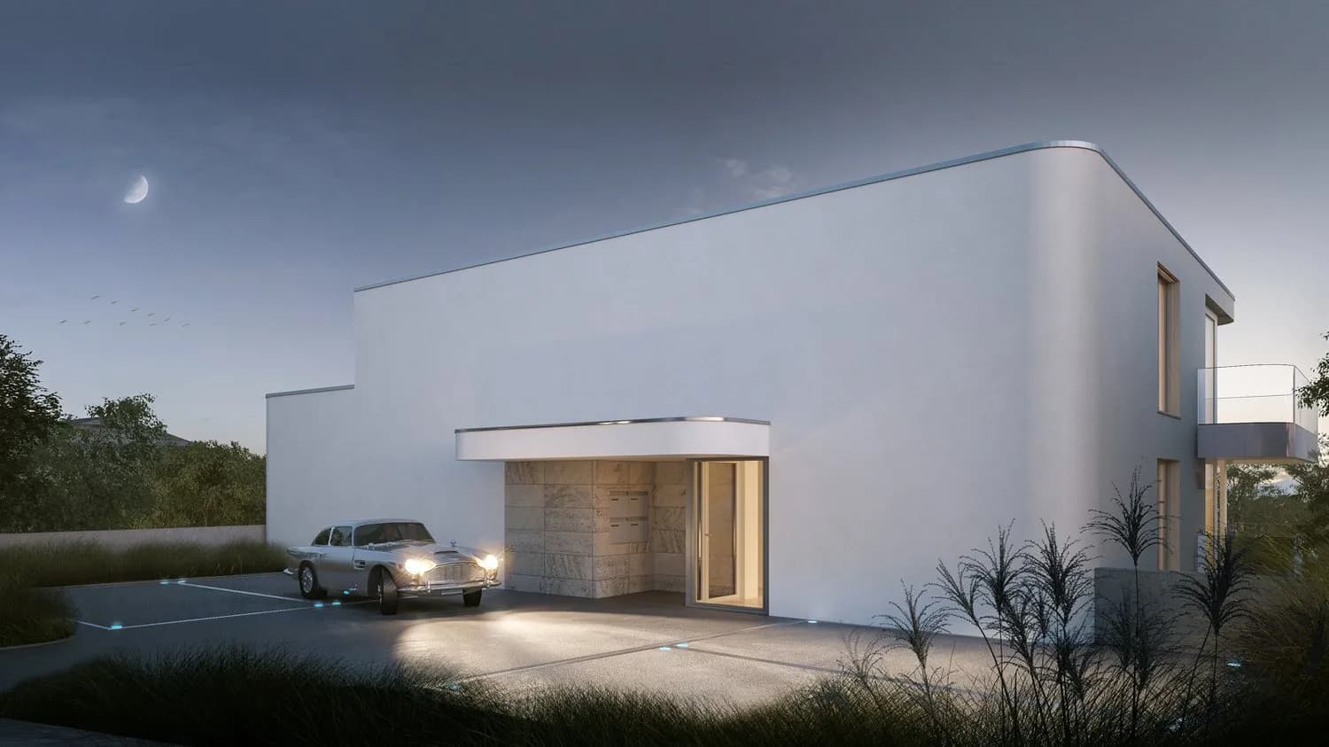 Städtisch, luxuriös Wohnen mit Aussicht und Garten