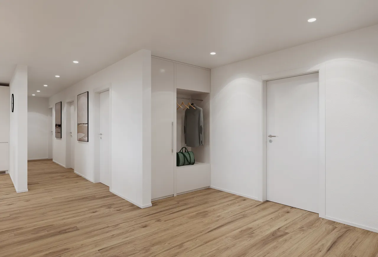 4.5 Z.-Wohnung EG (A), 126 m2 NWF, 35m2 gedeckter Sitzplatz