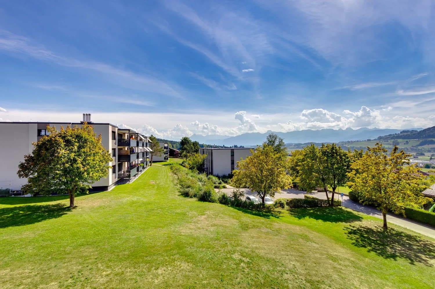 Traumhafte Aussicht auf den Belpberg!