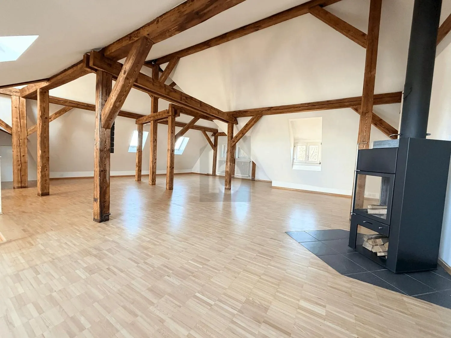 ÜBER DEN DÄCHERN VON BASEL, NAHE AM RHEIN