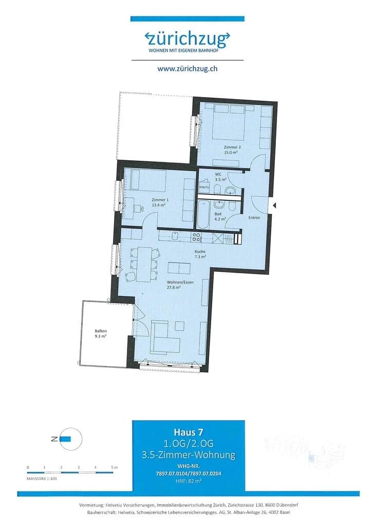 Wohnen zwischen Zürich und Zug