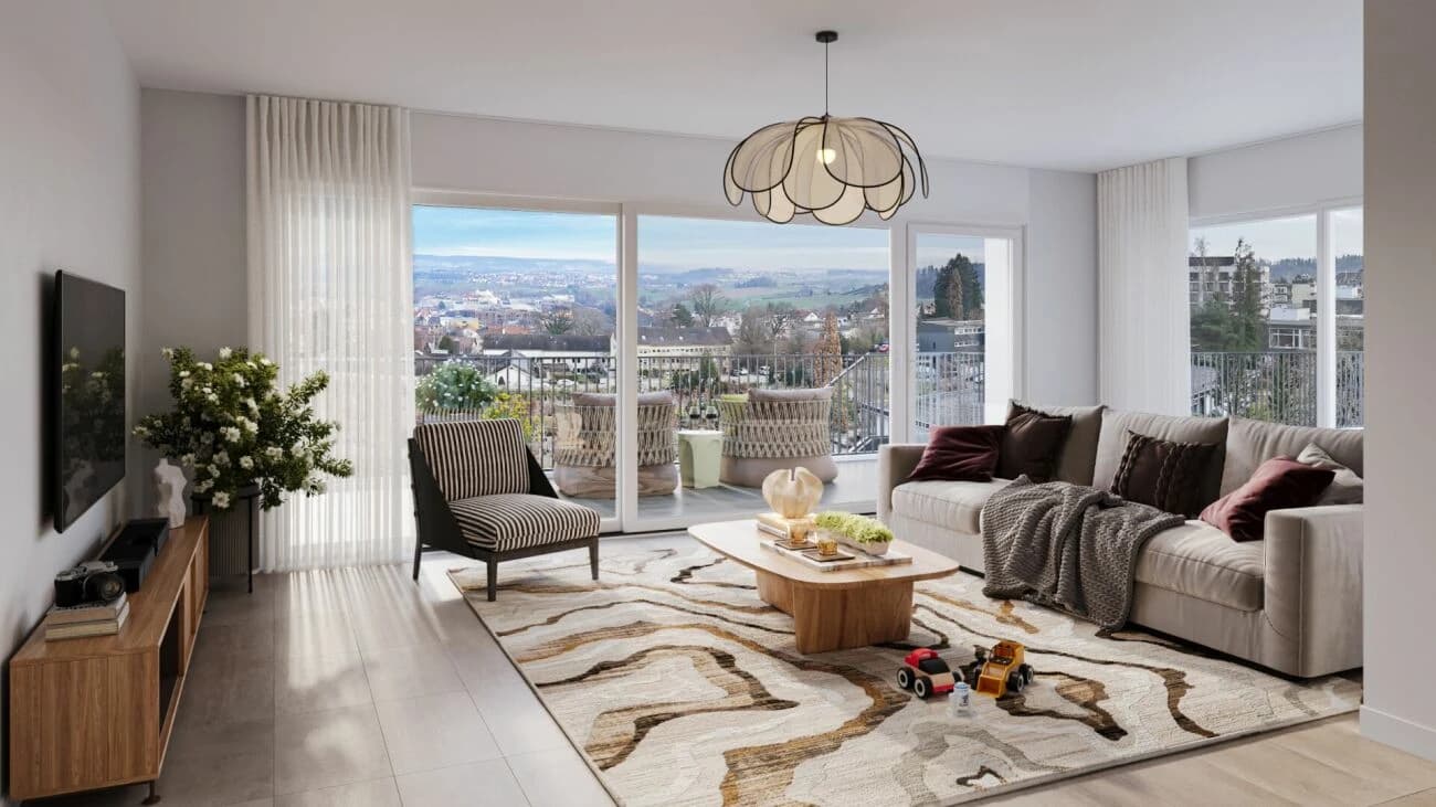 puro vivere: Exklusives Einfamilienhaus mit Garten & Aussicht