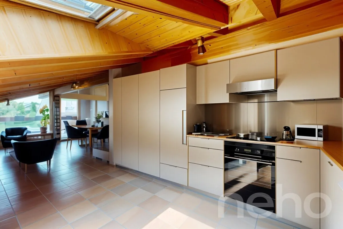 Bel appartement de 3,5 pièces au calme absolu à Savigny