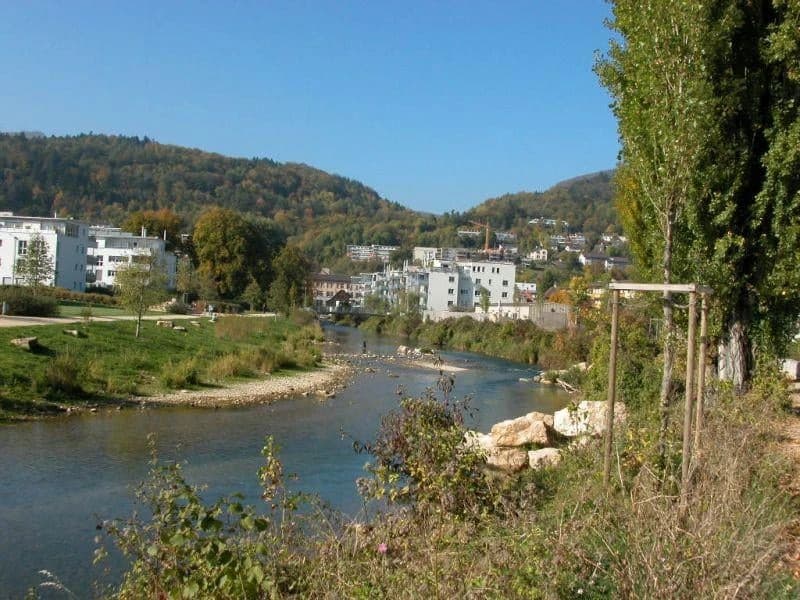 mit Blick auf die Schüss / avec vue sur la Suze