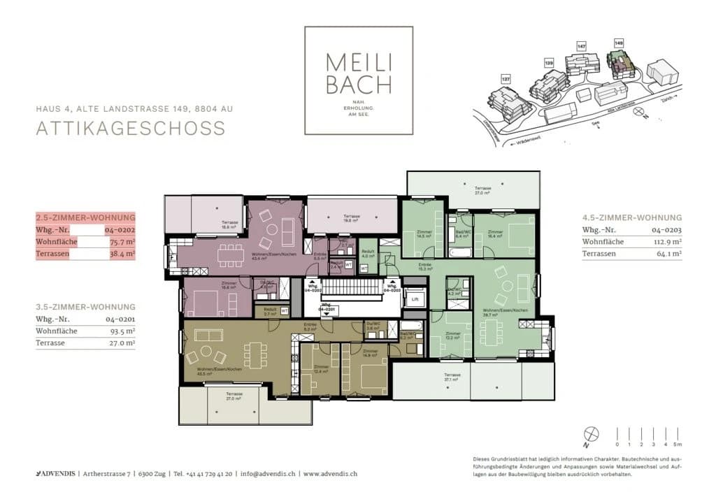 Attika-Traum in Seenähe mit 38m2 Dachterrasse