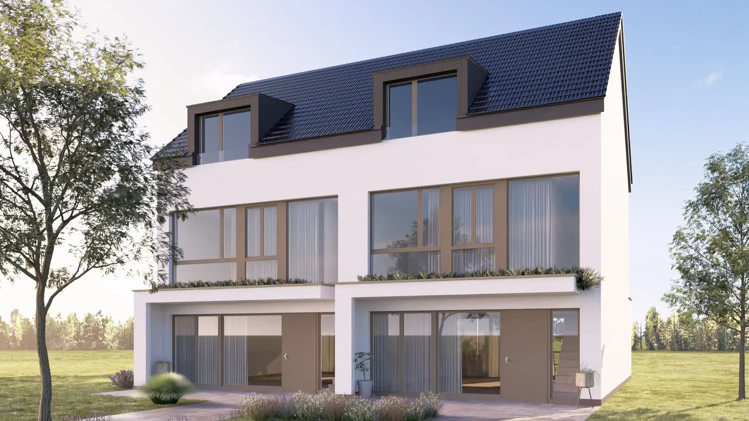 Exklusives 6.5-Zimmer Neubau-Reiheneinfamilienhaus B.1 mit hochwertigem Ausbau  Oberkulm AG