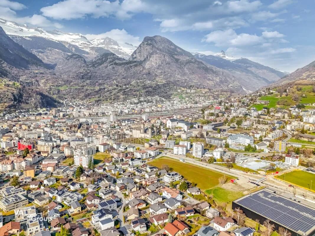 Exklusive Attikawohnung mit Panoramaterrasse in Brig-Glis