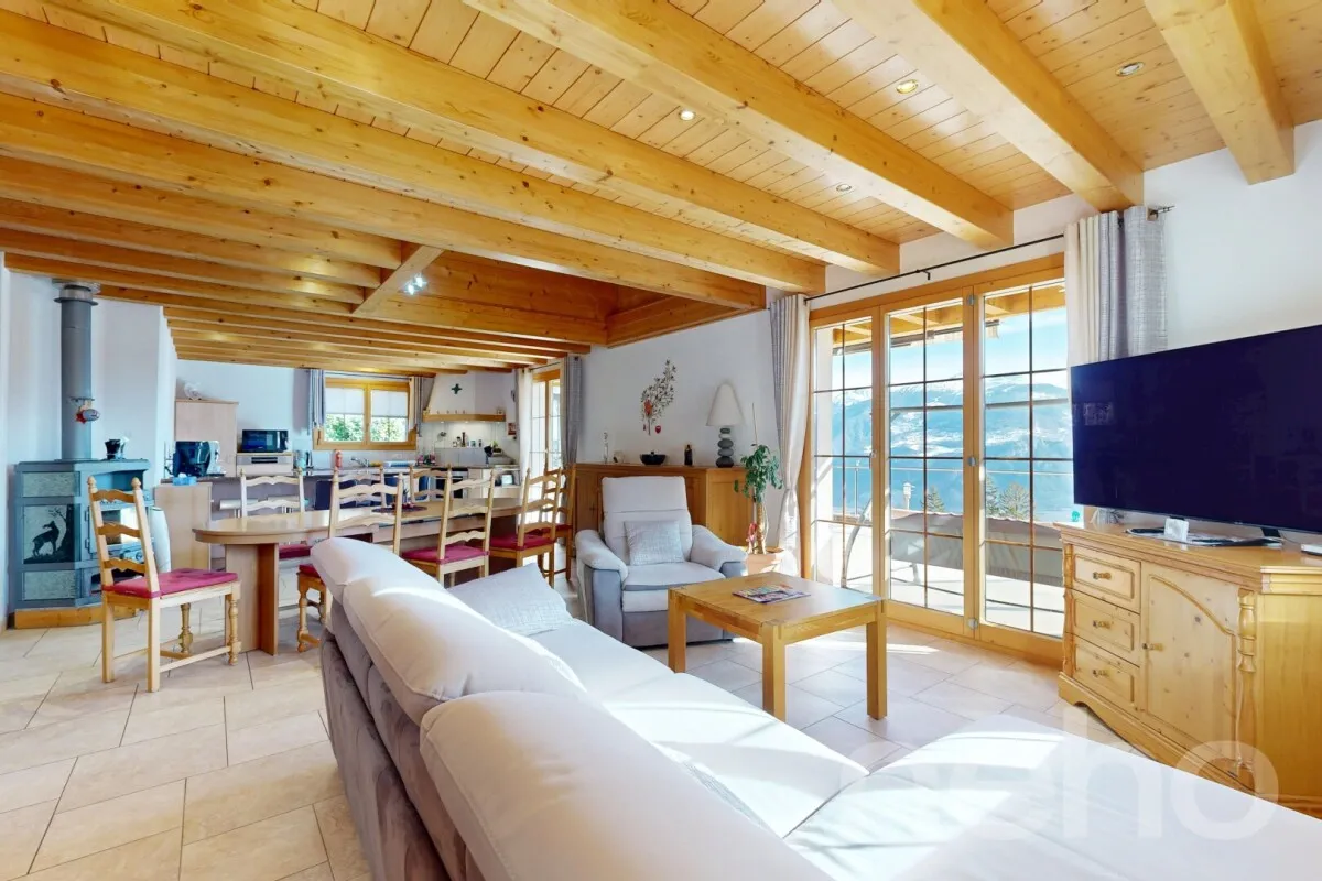 Magnifique chalet d?exception sur les hauteurs de Savièse