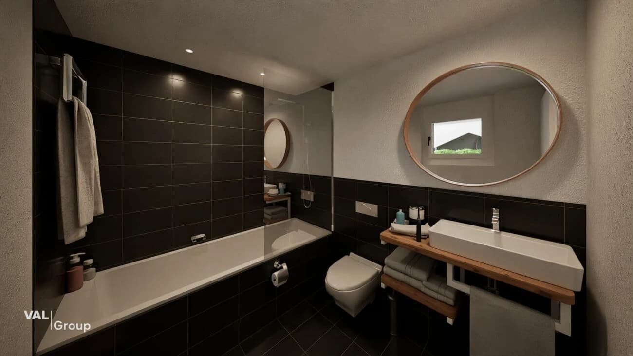 Exklusive Attikawohnung mit Panoramaterrasse in Brig-Glis