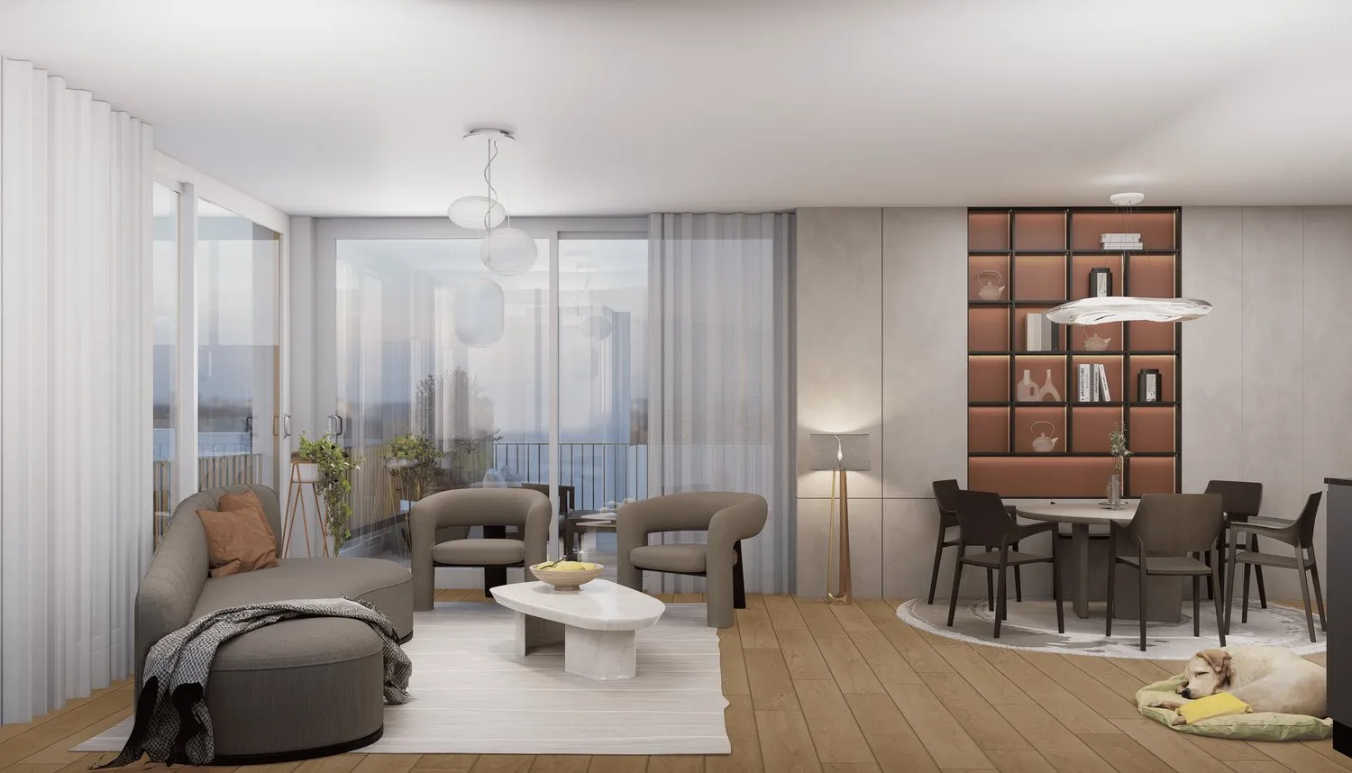 Moderne 2.5-Zimmer-Attikawohnung in Altstetten - Neubau 2026