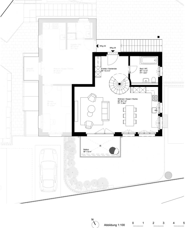 Sonnige Wohnung in ruhiger Lage