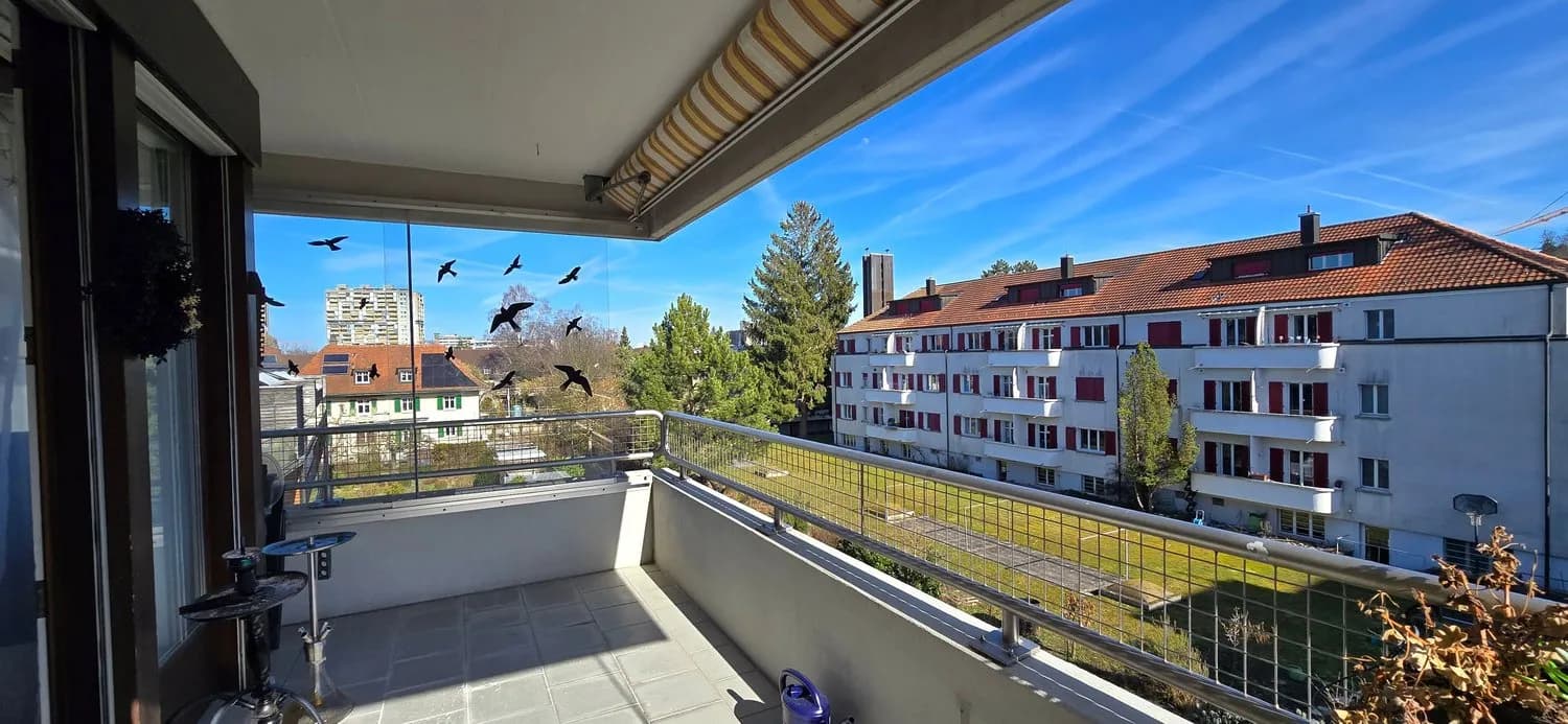 Helle 4.5-Zimmer-Wohnung mit Panoramabalkon in Bern Bümpliz  Ihr neues Zuhause mit Weitblick
