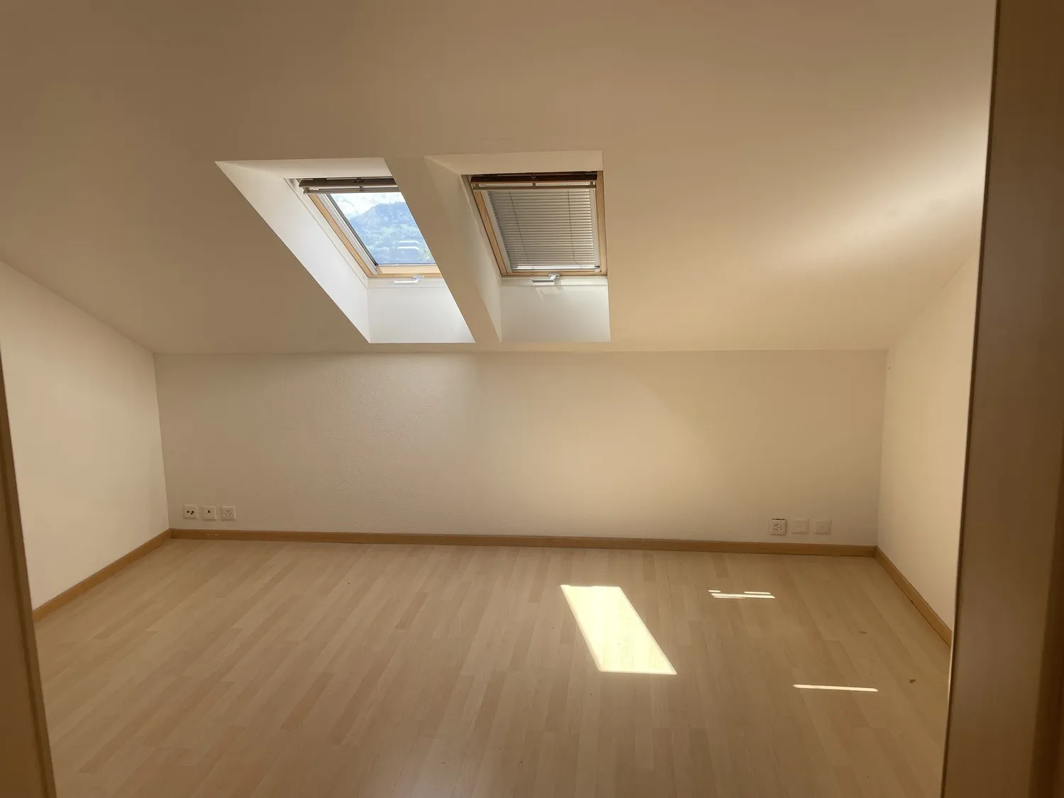 Helle, moderne Dachwohnung mit reizendem Umschwung!