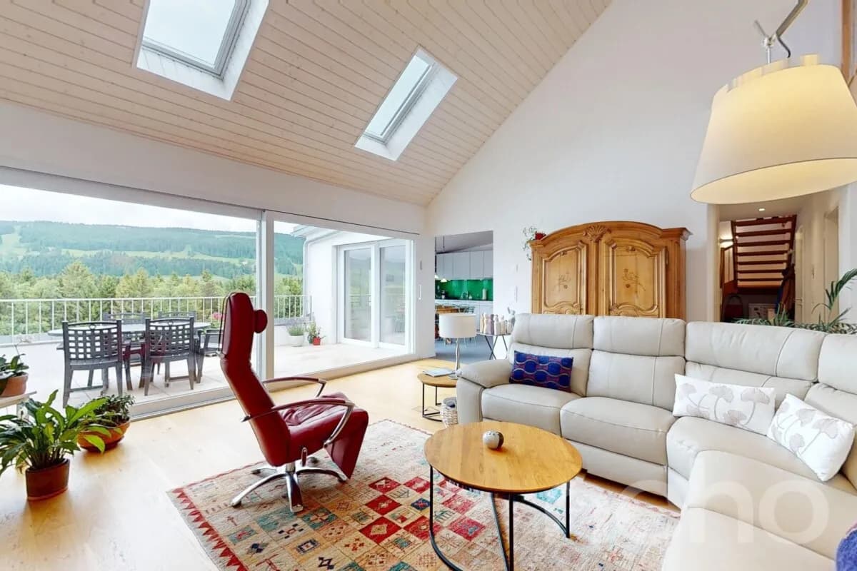 Cadre d?exception : duplex récent ouvert sur la nature