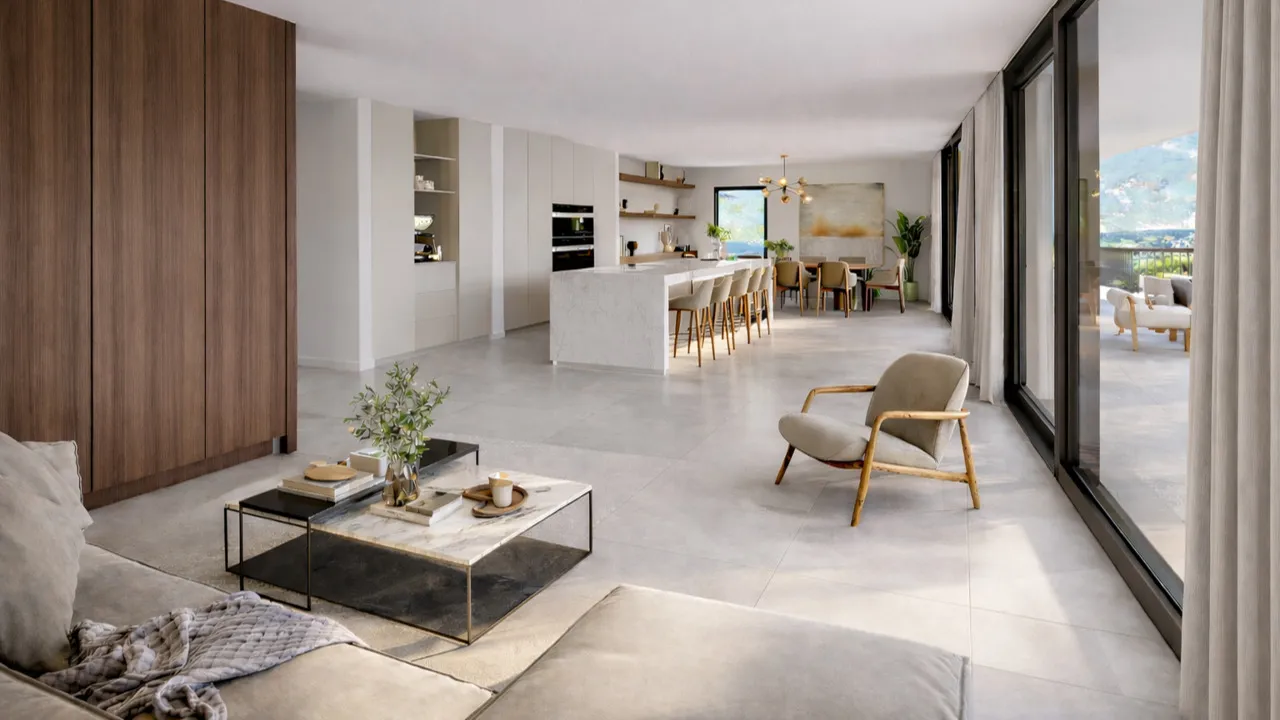 Luxuriöses Neubau Garten Apartment in Seengen