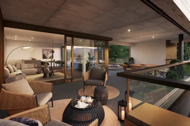 Exklusive Neubau-Attikawohnung mit Seesicht in Oberägeri  4.5 Zimmer & grosszügige Terrasse