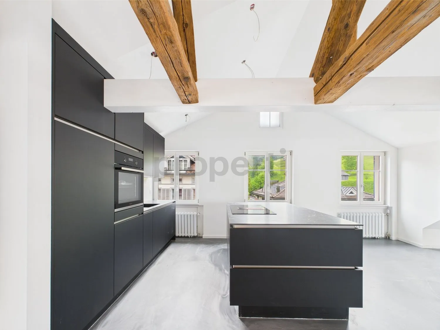 Modernes Loft mit Charme und Aussicht  Wohnen über den Dächern von Lichtensteig