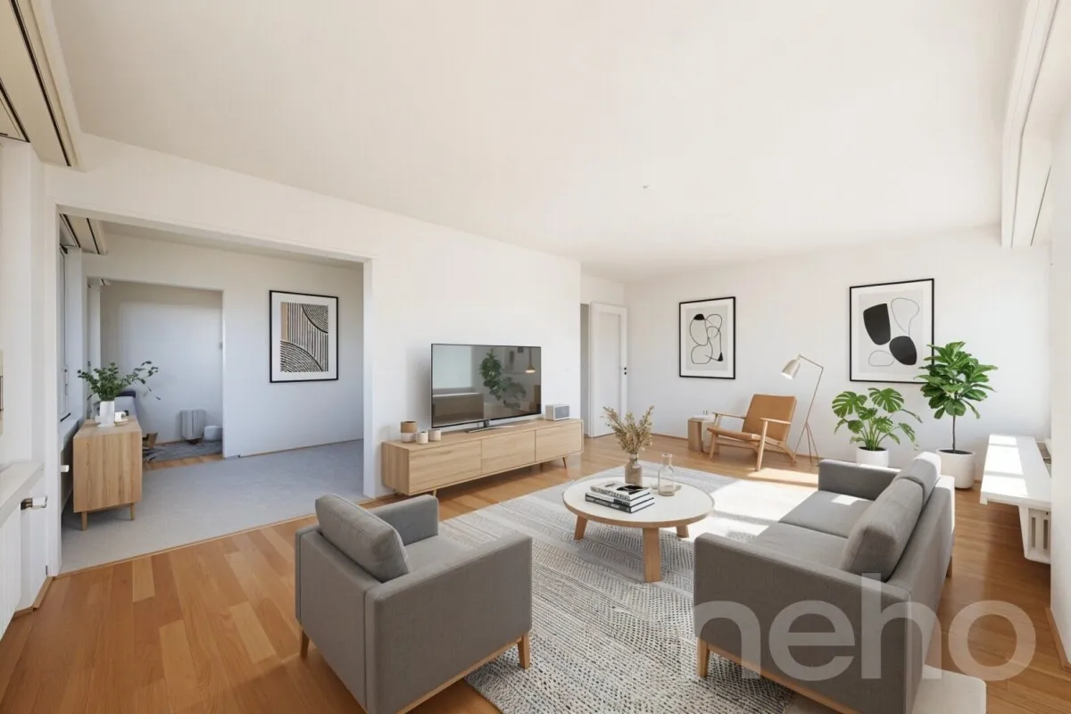 Lichtdurchflutete 4-Zimmer-Wohnung mit See- und Alpenblick in Meilen