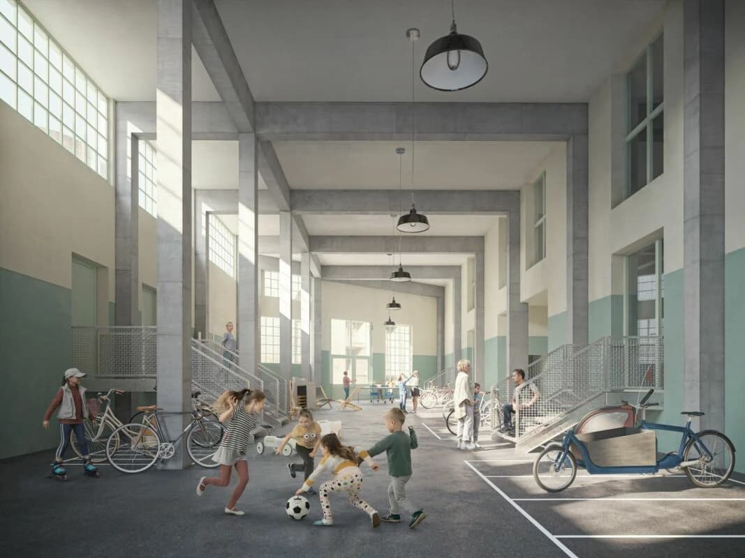 Moderne Wohnung im Industrielook