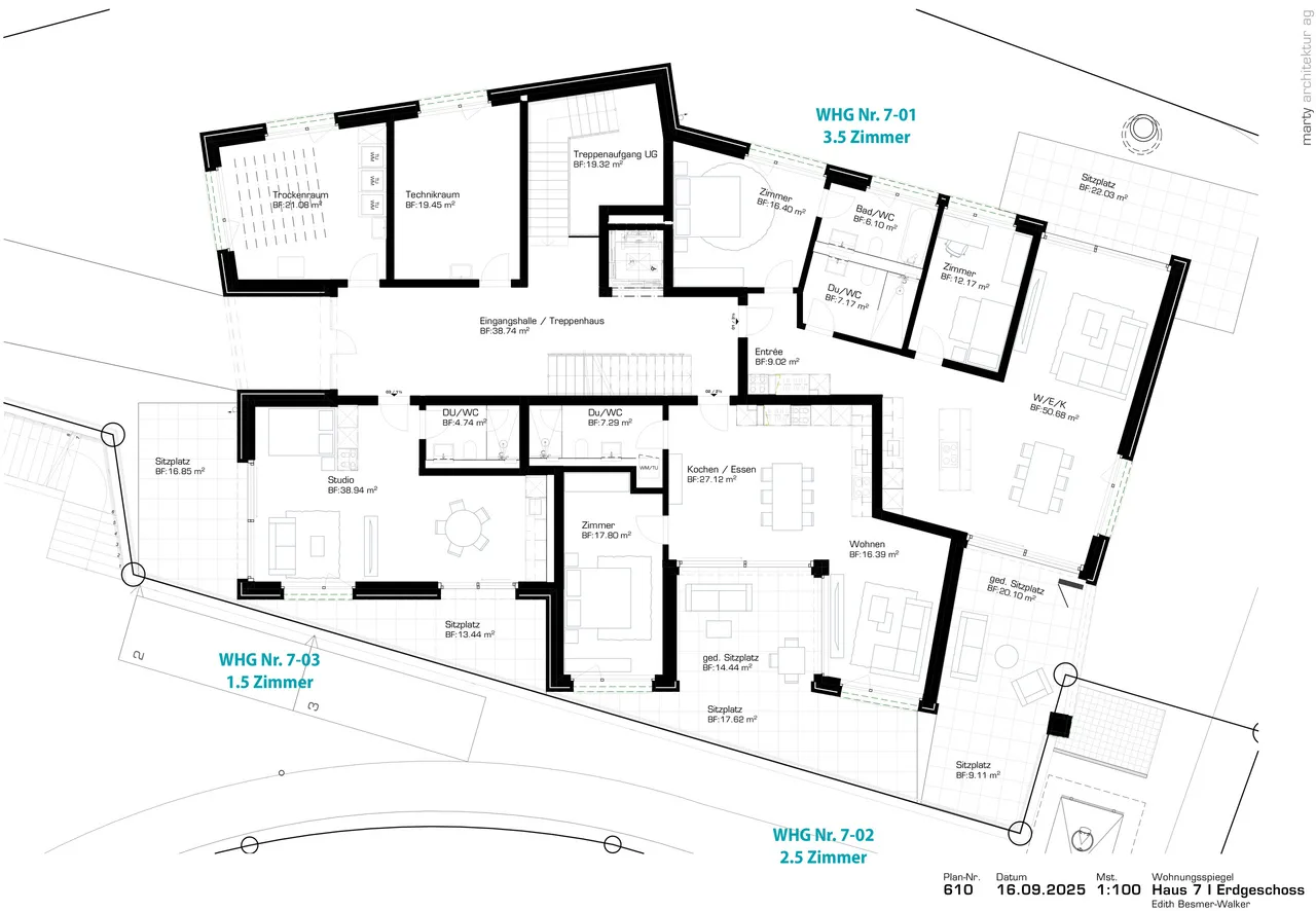 Exklusives Wohnen mit viel Aussenflächen!