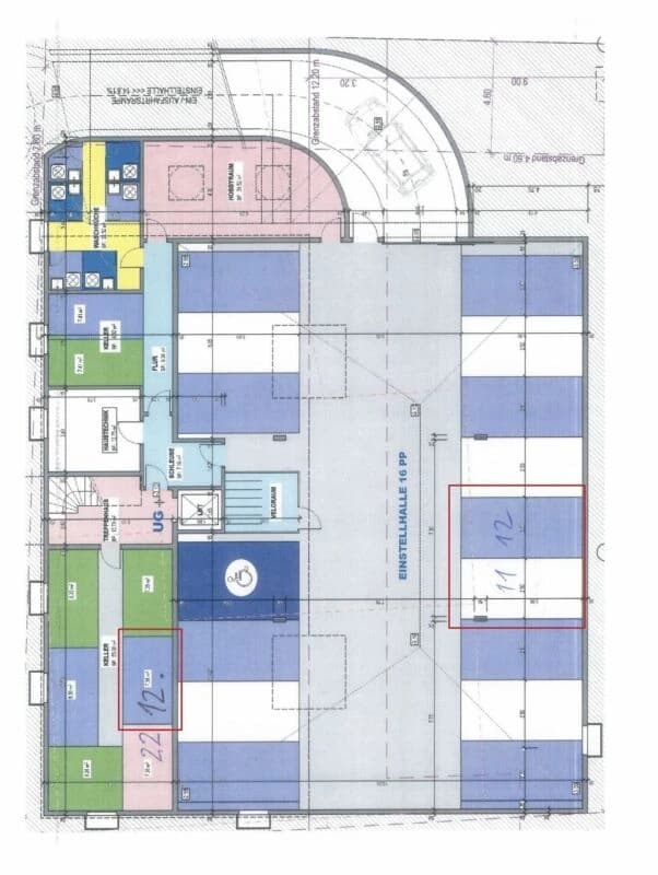 4 ½ Zimmer mit Balkon im 1. OG und 2 Tiefgaragenplätzen