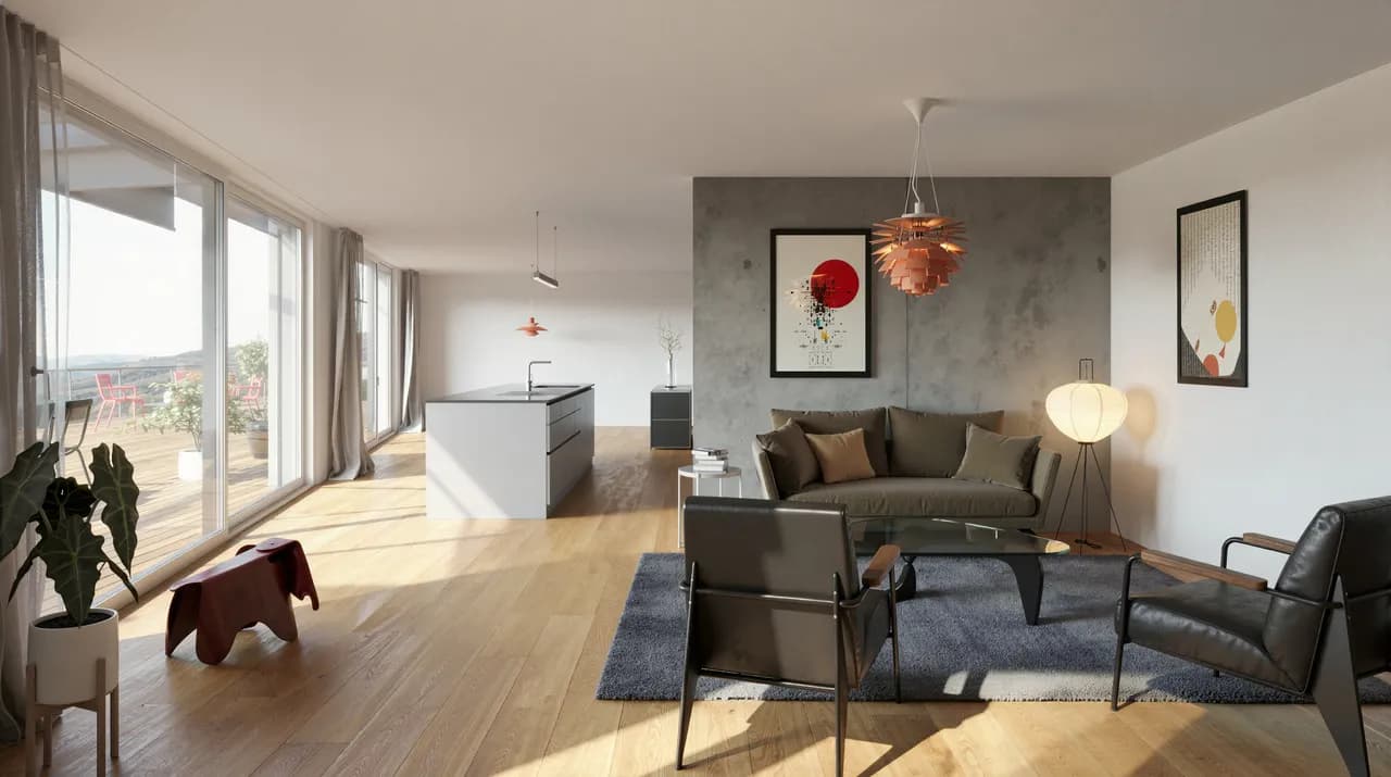 BAUSTART ERFOLGT - EINZIGARTIGE ATTIKAWOHNUNG MIT PANORAMABLICK